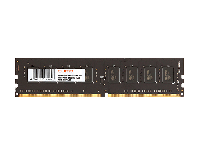   Qumo DDR4 DIMM 2933MHz PC4-23400 CL21 - 8Gb QUM4U-8G2933P21