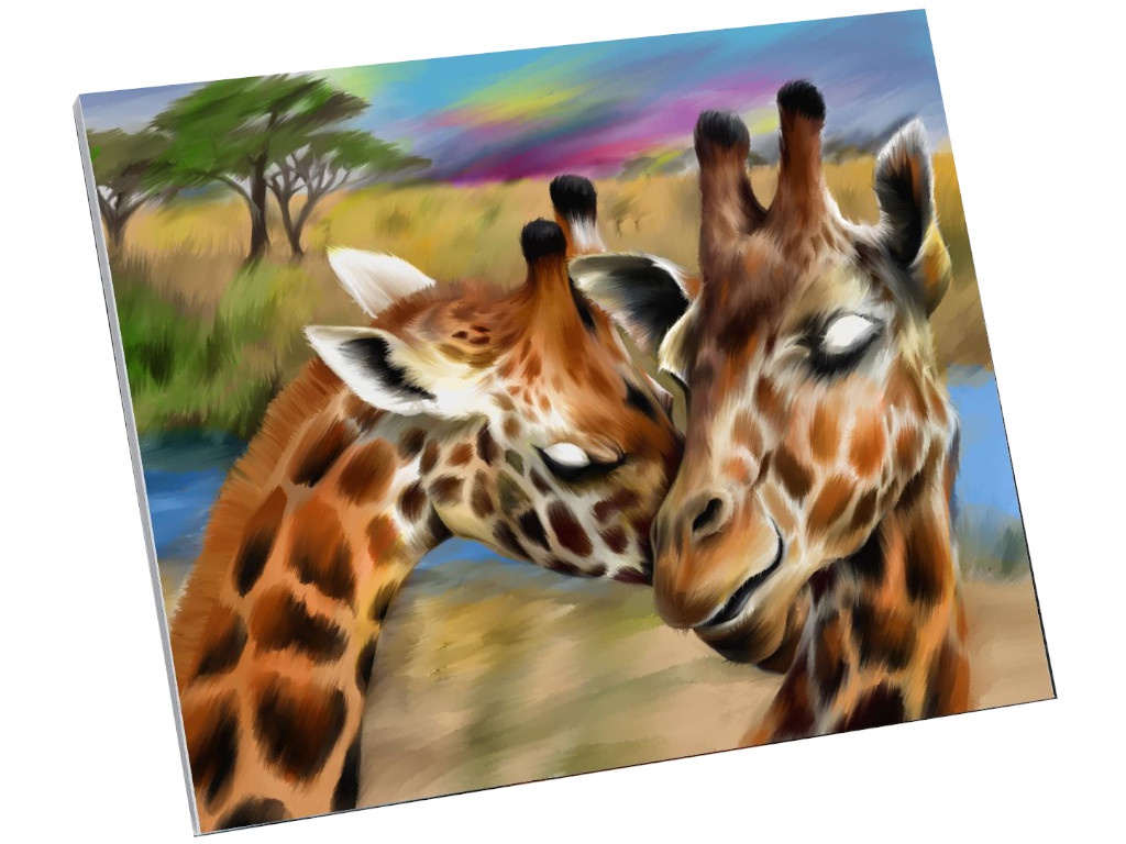 

Картина по номерам Школа талантов Жирафы. Нежность 40x50cm 5248141, Жирафы. Нежность 5248141