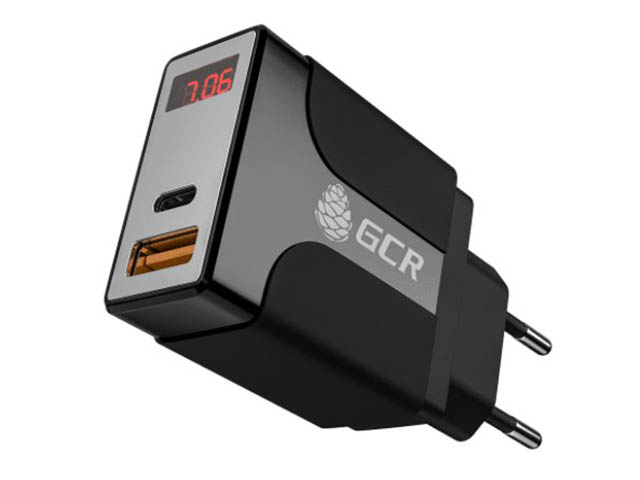 фото Зарядное устройство gcr 2xusb qc 3.0 + pd 3.0 gcr-52891