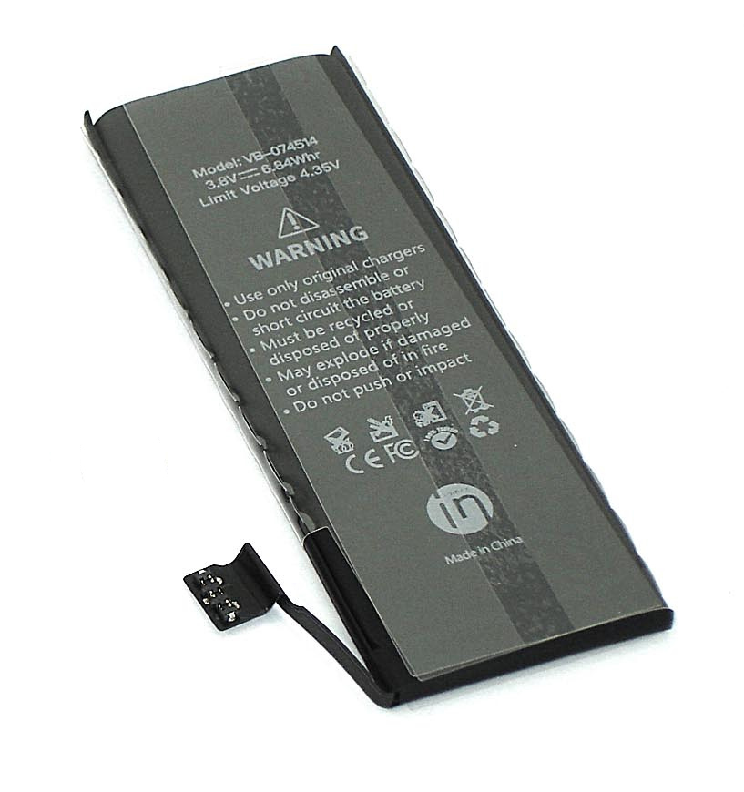 фото Аккумулятор vbparts amperin для apple iphone 5s 3.8v 1800mah 074514