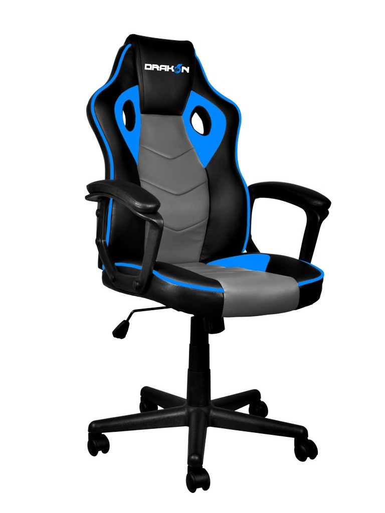 фото Компьютерное кресло raidmax dk240bu black-blue