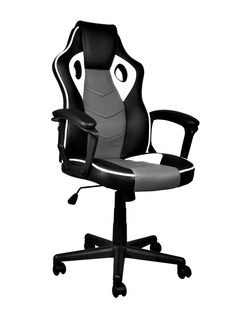 фото Компьютерное кресло raidmax dk240wt black-white