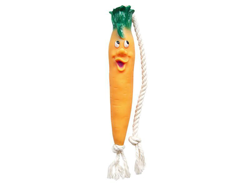 фото Игрушка зооник морковь на веревке 69520