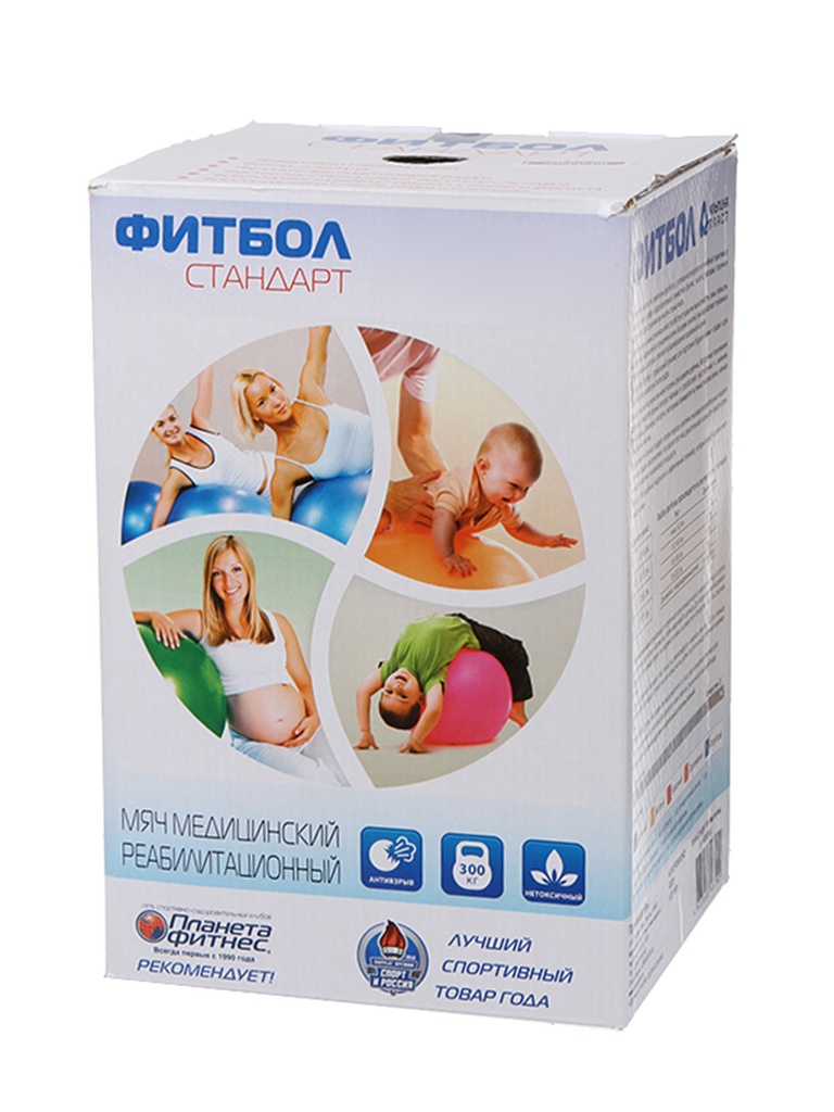 

Фитбол Альпина Пласт Стандарт 55cm Light Blue 4020551043, Стандарт