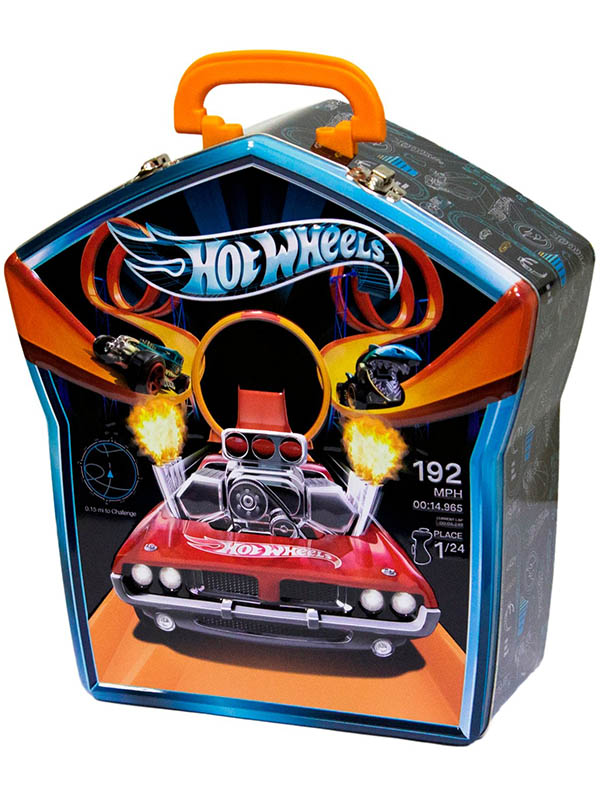 фото Игрушка mattel портативный кейс для машинок hot wheels hwcc3-b