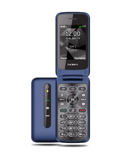 Сотовый телефон teXet TM-408 Blue сотовый телефон texet tm d429