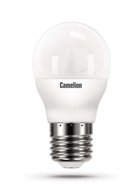 фото Лампочка camelion e27 5w 220v 4500k 415lm led5-g45/845/e27 12030