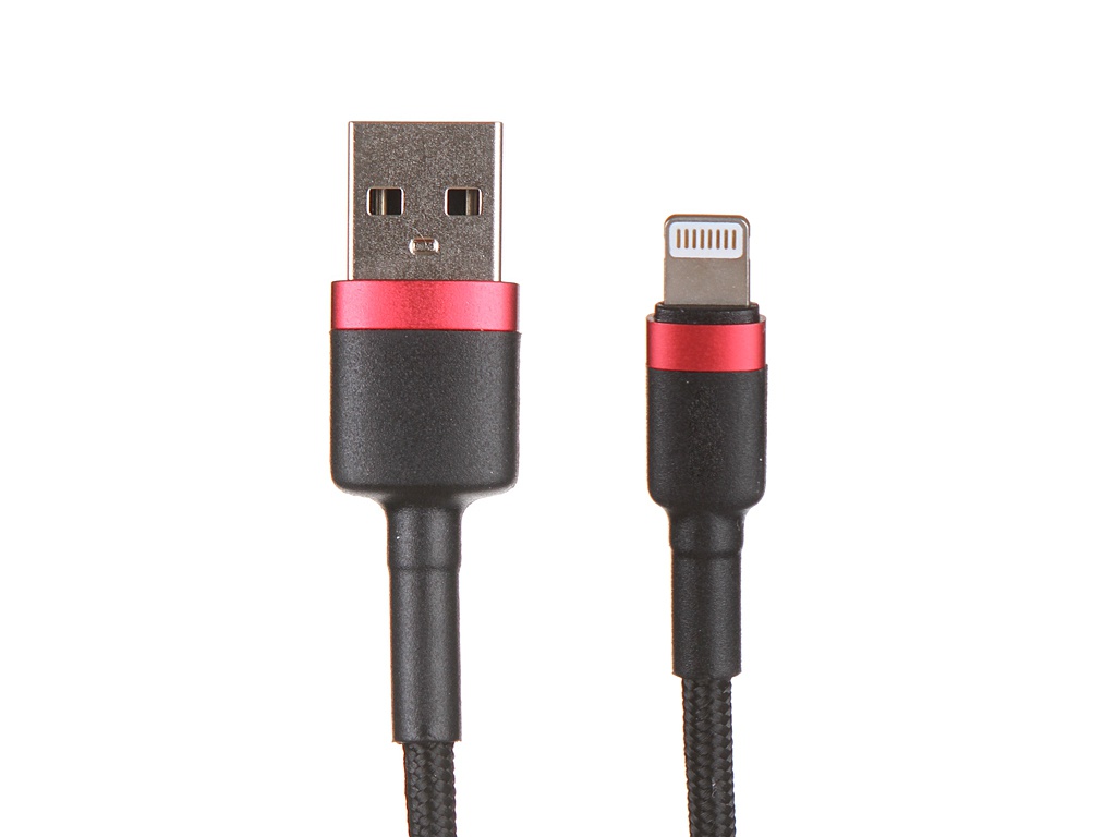 цена Аксессуар Baseus USB-Lighting 2m Black CALKLF-C19