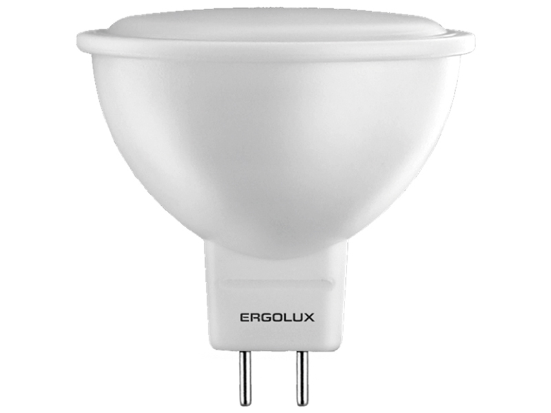 фото Лампочка ergolux gu5.3 9w 220v 6500k 855lm led-jcdr-9w-gu5.3-6k 13626