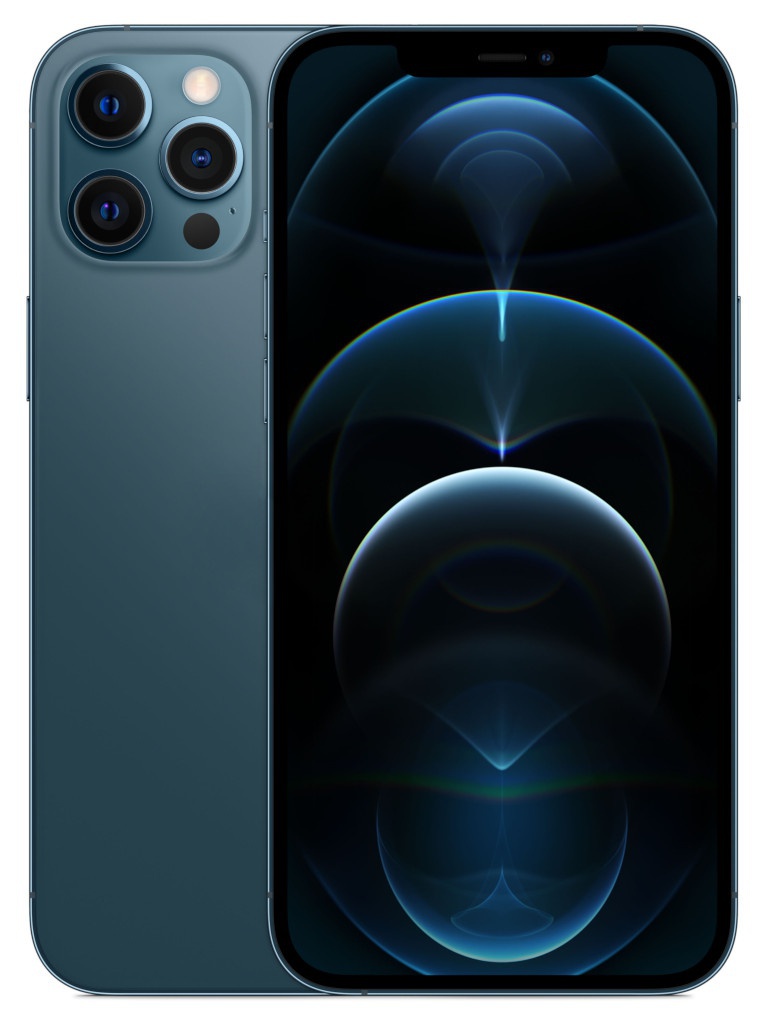 Zakazat.ru: Сотовый телефон APPLE iPhone 12 Pro Max 256Gb Pacific Blue MGDF3RU/A Выгодный набор для Selfie + серт. 200Р!!!