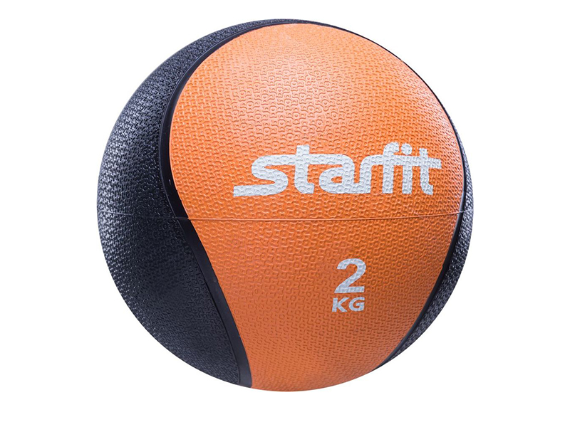Медбол Starfit Pro GB-702 18.8cm Orange-Black УТ-00007299