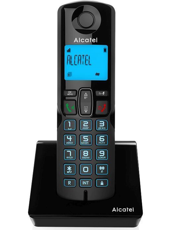Радиотелефон Alcatel S250 Black аккумулятор 2900 мач tlp029d1 для alcatel 3 ot 5052d one touch 3 dual sim alcatel 5 5086d alcatel 3l 5034 3x 5058 phone