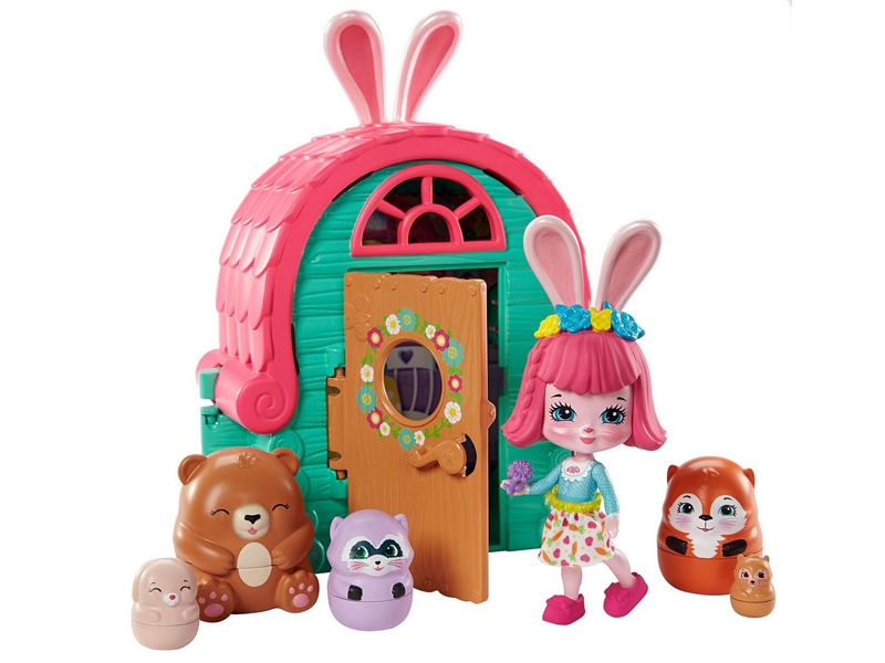 

Кукла Mattel Enchantimals Маленький домик зайки GTM47, Enchantimals Маленький домик зайки