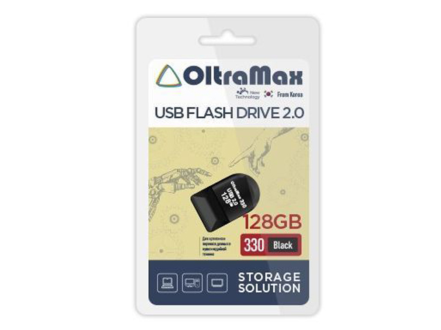 Zakazat.ru: USB Flash Drive 128Gb - OltraMax 330 2.0 OM-128GB-330-Black