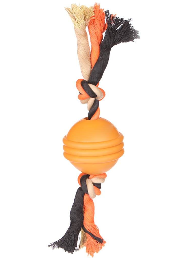 Фото - Beeztees Sumo Fit Ball Мяч на канате Orange 626705 / 81228 игрушка для собак beeztees sumo play dental для зубов s оранжевый