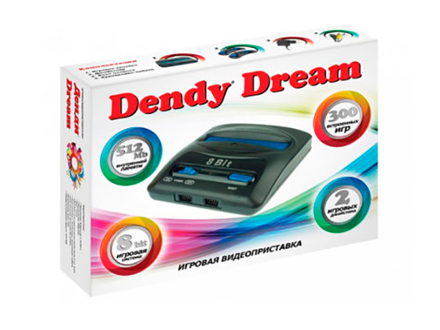 цена Игровая приставка Dendy Dream 300 игр