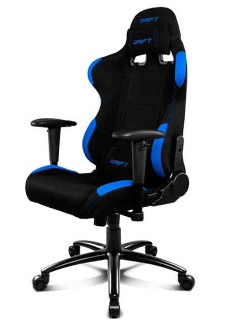 фото Компьютерное кресло drift dr100 fabric black blue