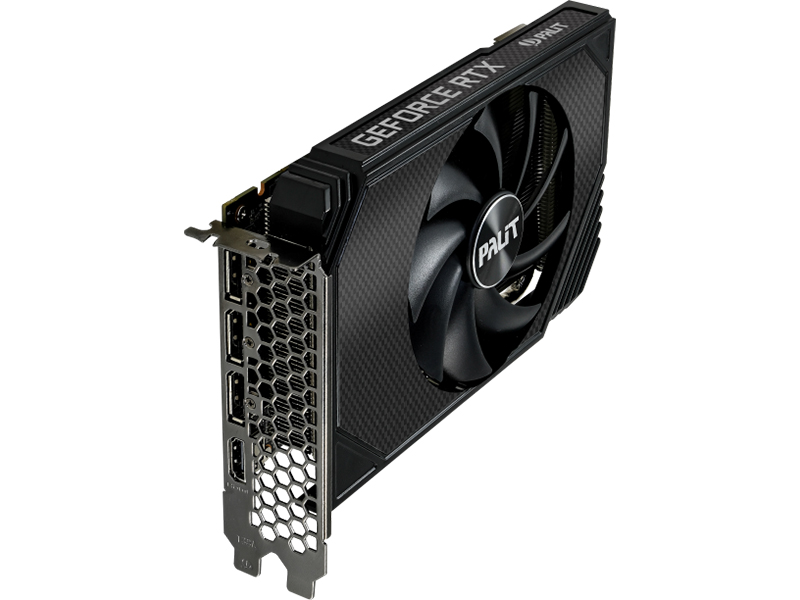 фото Видеокарта palit geforce rtx 3060 stormx 12g 1777mhz pci-e 4.0 8192mb 15000mhz 192 bit hdmi 3xdp ne63060019k9-190af