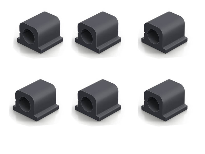 Фиксаторов для кабеля Durable Cavoline Clip Pro 1 до 8mm Anthracite 504237