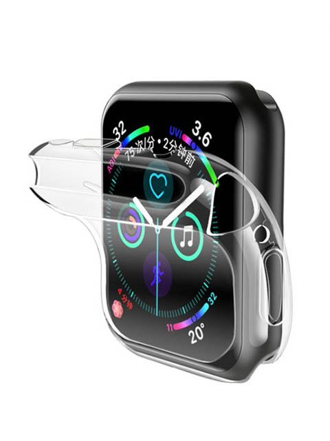 фото Аксессуар чехол usams для apple watch 40mm us-bh485 tpu full protective case transparent iw485bh03