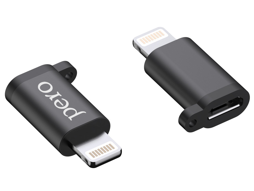 

Аксессуар Pero AD01 Lightning - MicroUSB Black PRAD01LMBK, AD01 PRAD01LMBK
