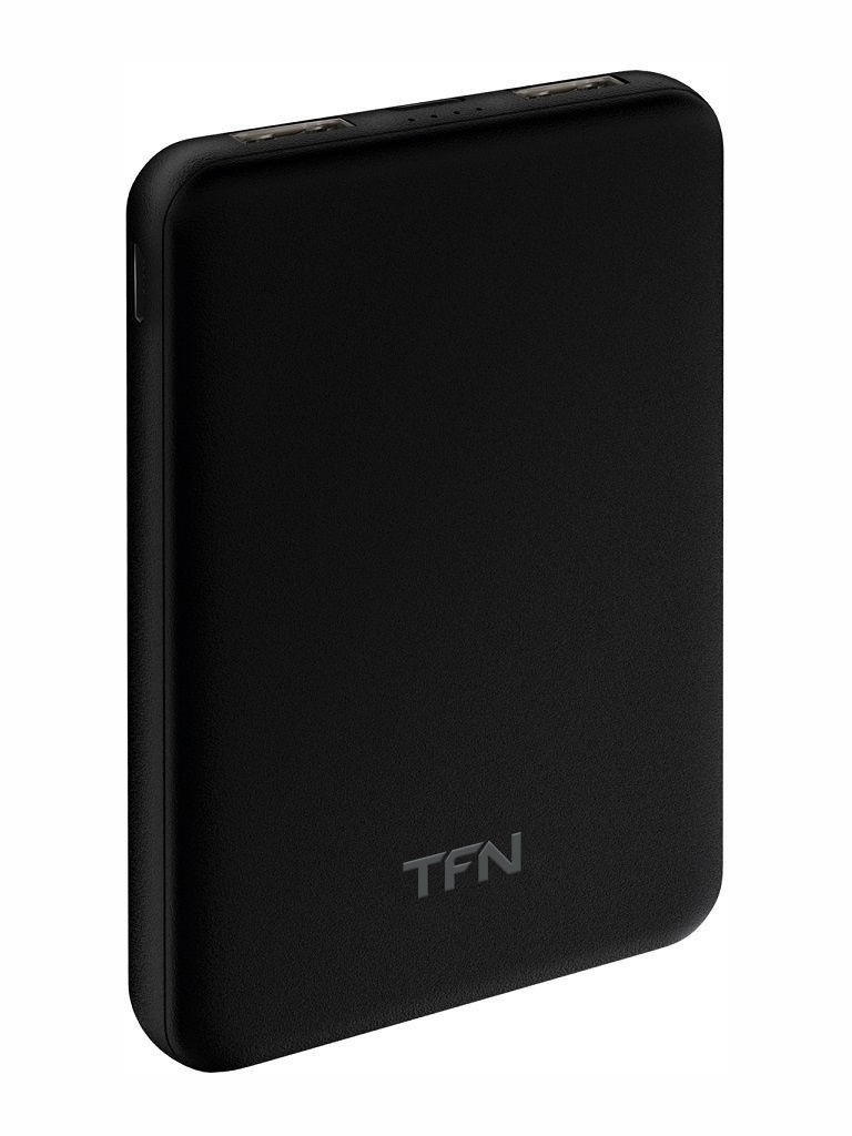 фото Внешний аккумулятор tfn power bank slim duo 5000mah black tfn-pb-201-bk