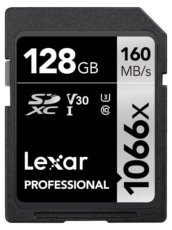 фото Карта памяти 128gb - lexar sdxc pro cl10 u3 v30 lsd1066128g-bnnng