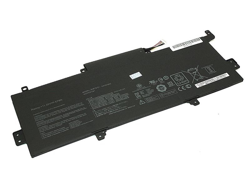 фото Аккумулятор vbparts для asus zenbook ux330ua / c31n1602 11.55v 57w 073467