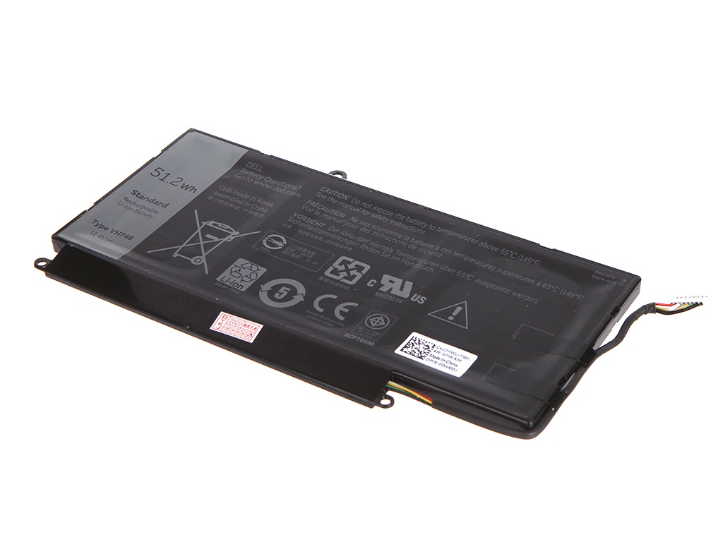 фото Аккумулятор vbparts для dell vostro 5439 5460 51.2wh vh748 018627