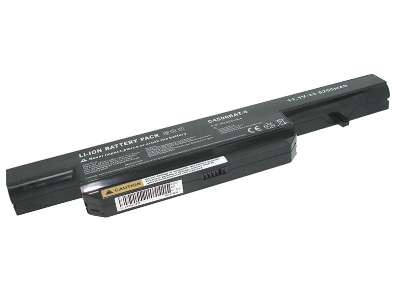 фото Аккумулятор vbparts для dns clevo c4500 5200mah c4500bat6 oem 014649