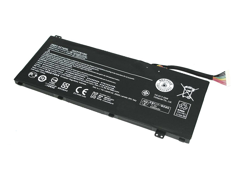 фото Аккумулятор vbparts для acer aspire vn7-571g / vn7-791 51wh ac14a8l 020397