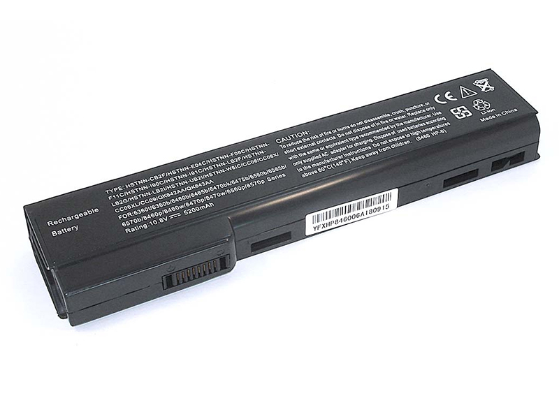 Аккумулятор Vbparts для HP Compaq 6560b 10.8V 5200mAh OEM 059148
