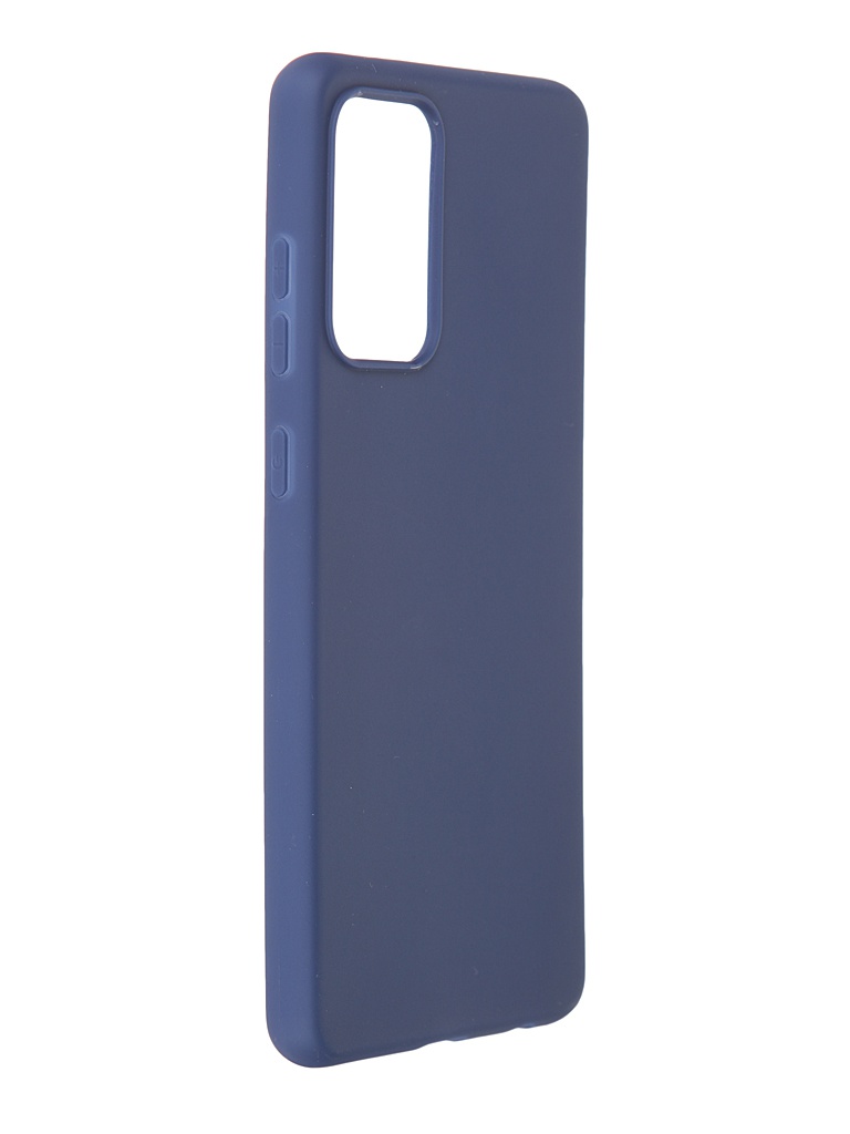 Чехол Brosco для Samsung Galaxy A72 Blue Matte SS-A72-COLOURFUL-BLUE чехол zibelino для realme c12 c25 c25s soft matte blue zsm rlm c12 blu