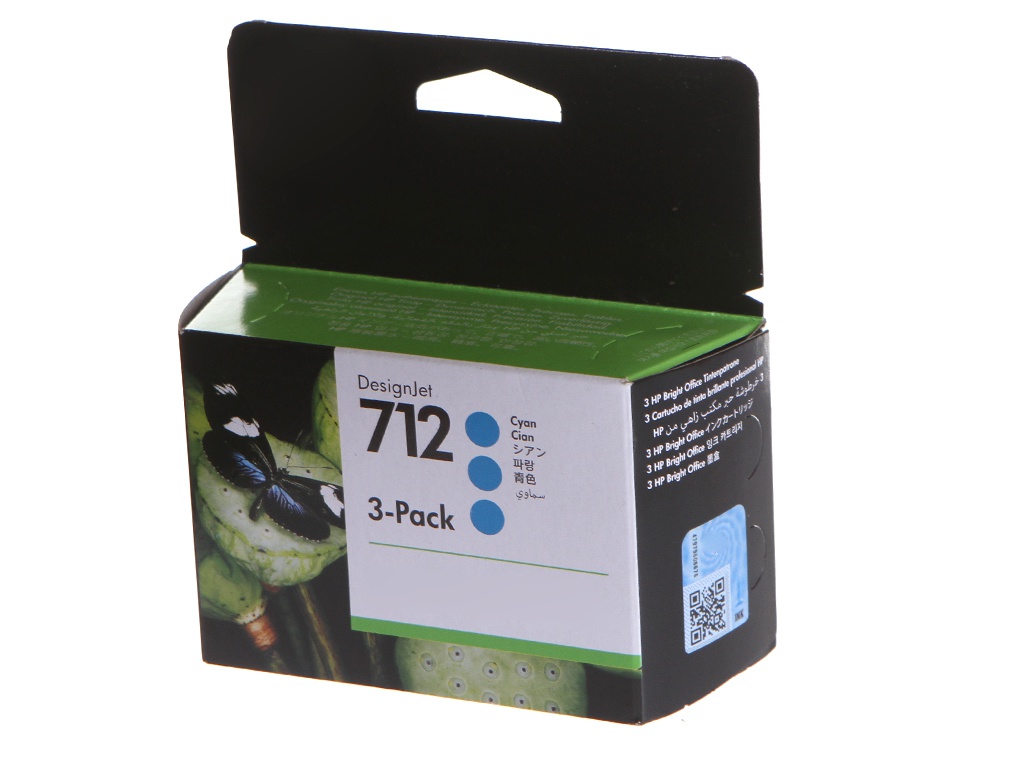 

Картридж HP 712 29ml Cyan 3ED77A для DesignJet Studio/DesignJet T230/T630, 712