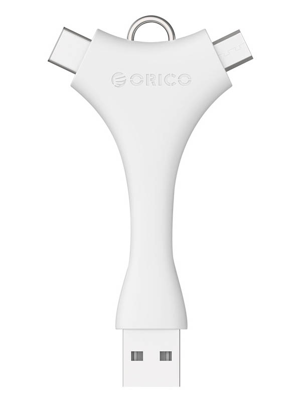 фото Аксессуар orico usb 3.0 - 2xtype c white c1