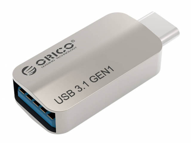 фото Аксессуар orico usb type c - usb 2.0 silver cta2