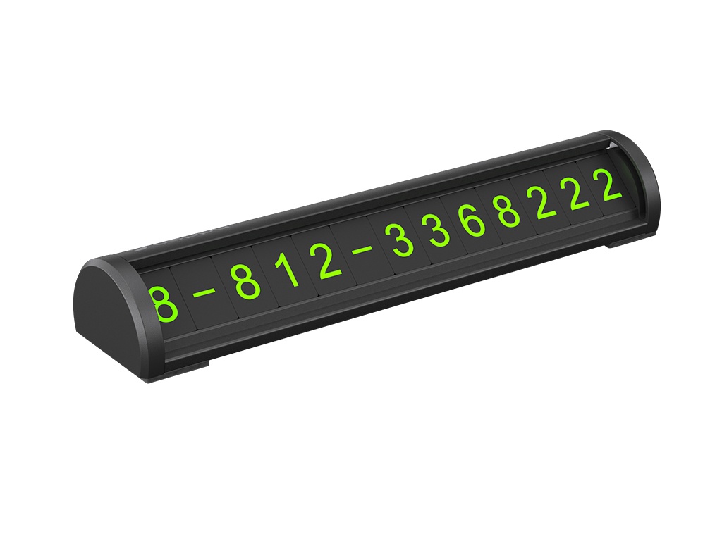 

Наклейка на авто Автовизитка Deppa Parking Card Alum 47201, 47201