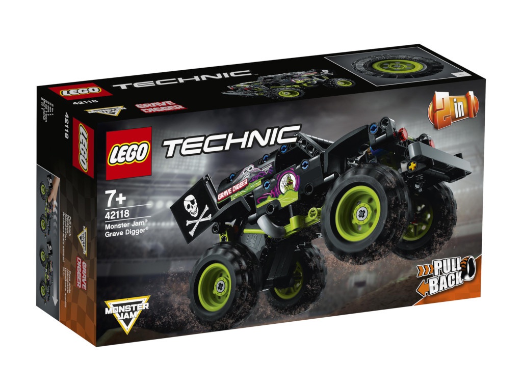 

Конструктор Lego Technic Monster Jam Grave Digger 42118, Technic Monster Jam Grave Digger