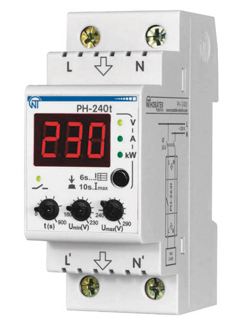 фото Реле контроля напряжения новатек-электро ph-240т 3425600240т