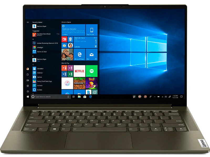 фото Ноутбук lenovo yoga slim 7 14itl05 82a3004wru (intel core i7-1165g7 2.8ghz/16384mb/512gb ssd/intel iris graphics/wi-fi/bluetooth/cam/14/1920x1080/windows 10 home)