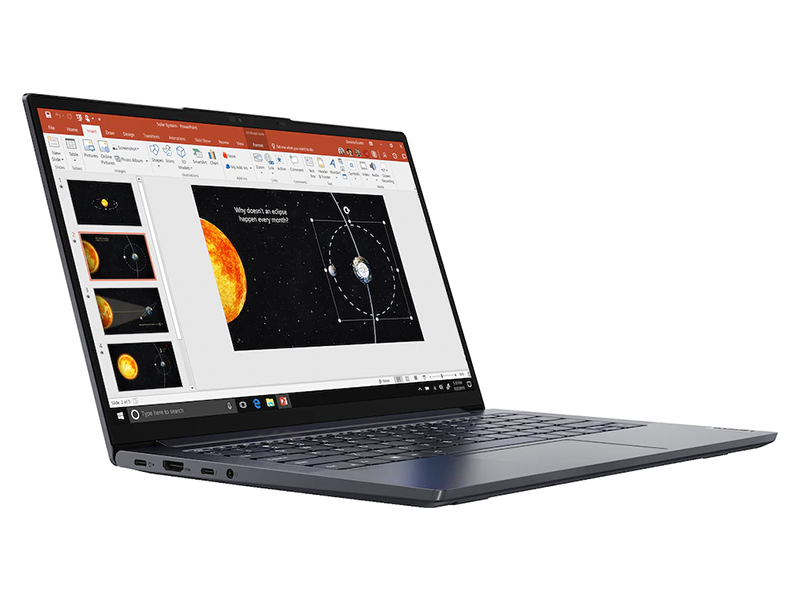 фото Ноутбук lenovo yoga slim7 14itl05 grey 82a3004yru (intel core i7-1165g7 2.8 ghz/16384mb/512gb ssd/intel iris xe graphics/wi-fi/bluetooth/cam/14/1920x1080/windows 10)