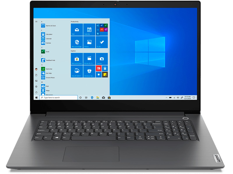 фото Ноутбук lenovo v17-iil 82gx0000ru (intel core i5-1035g1 1.0ghz/8192mb/256gb ssd/intel uhd graphics/wi-fi/bluetooth/cam/17.3/1920x1080/windows 10 pro)