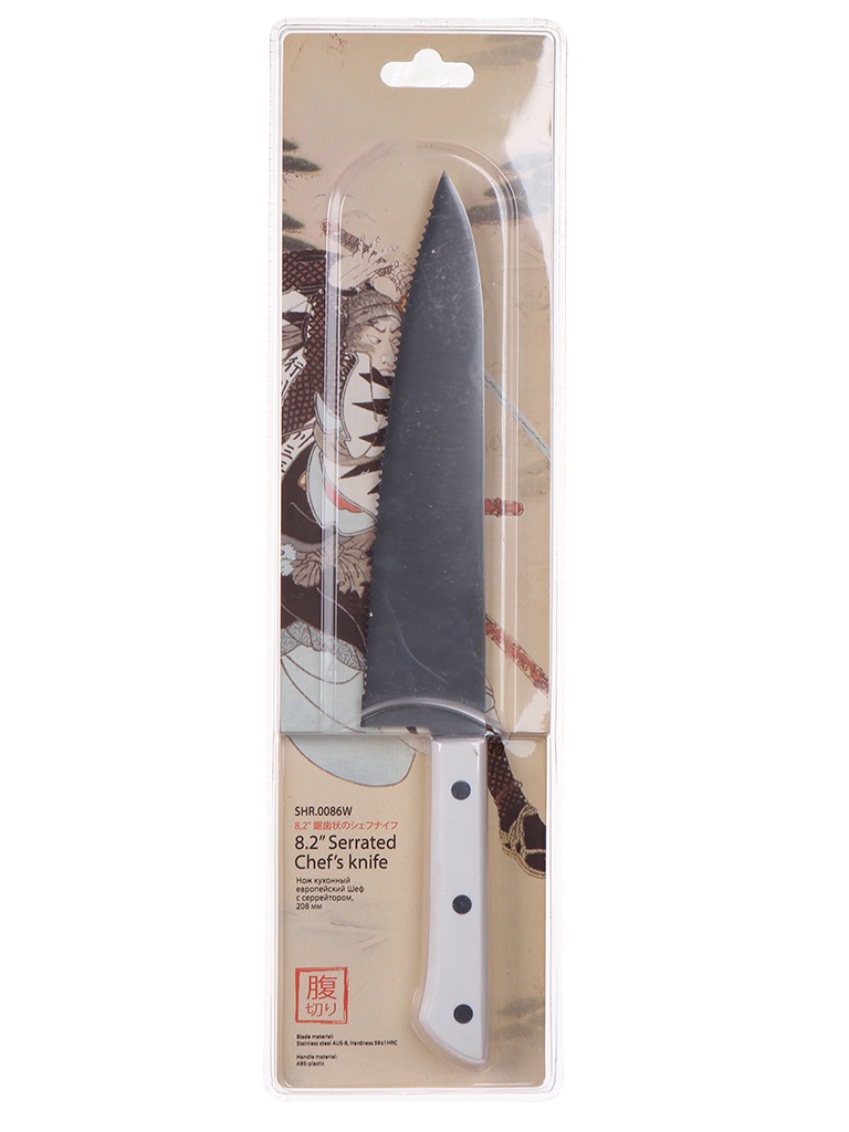 фото Нож samura harakiri shr-0086w/k - длина лезвия 208мм
