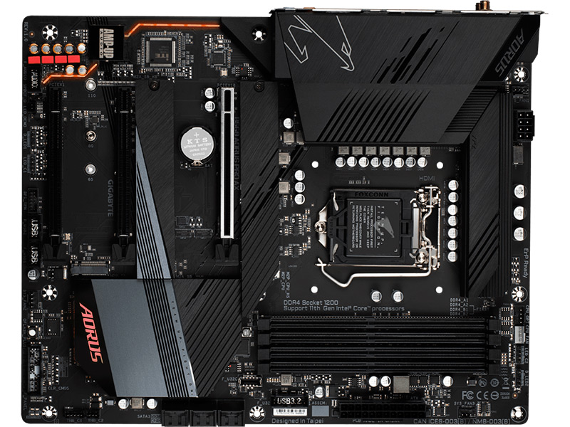 фото Материнская плата gigabyte b560 aorus pro ax