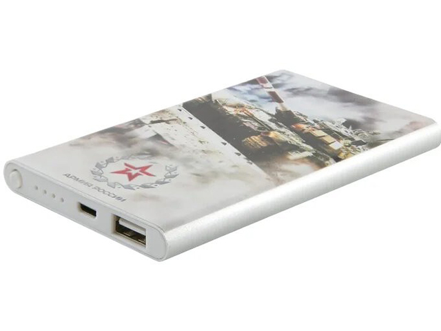 

Внешний аккумулятор Red Line Power Bank J01 Армия России дизайн №11 4000mAh Silver УТ000016277, J01