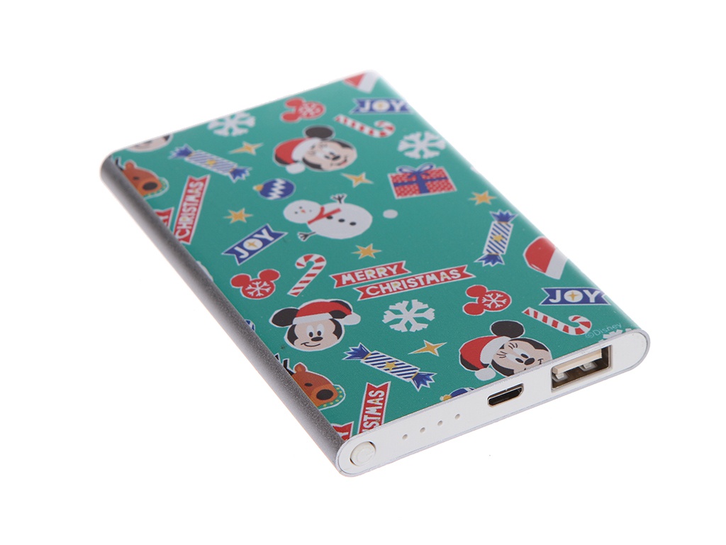 фото Внешний аккумулятор red line power bank j02 disney дизайн №69 4000mah silver ут000016991