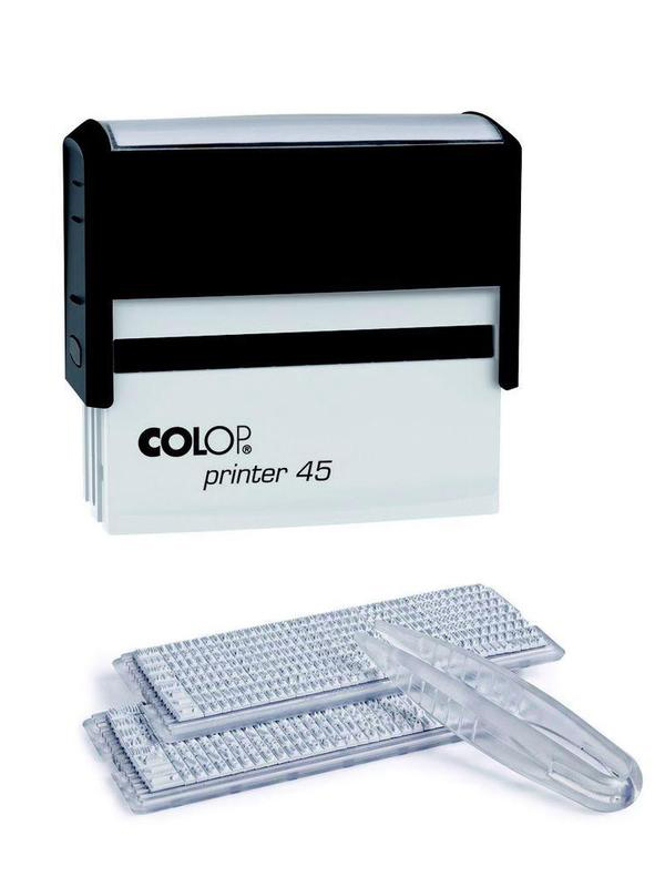 Штамп самонаборный Colop Printer C45 Set-F 82x25mm