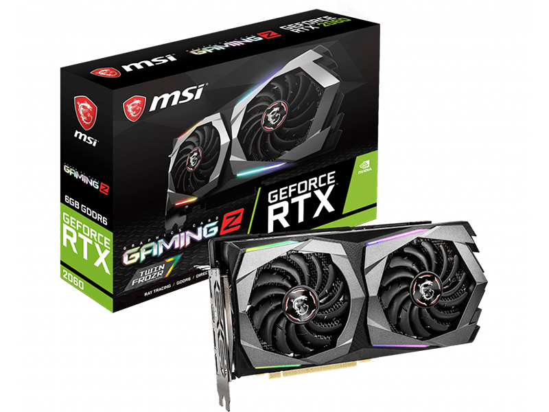 

Видеокарта MSI GeForce RTX 2060 GAMING Z 6G, GeForce RTX 2060 Gaming Z