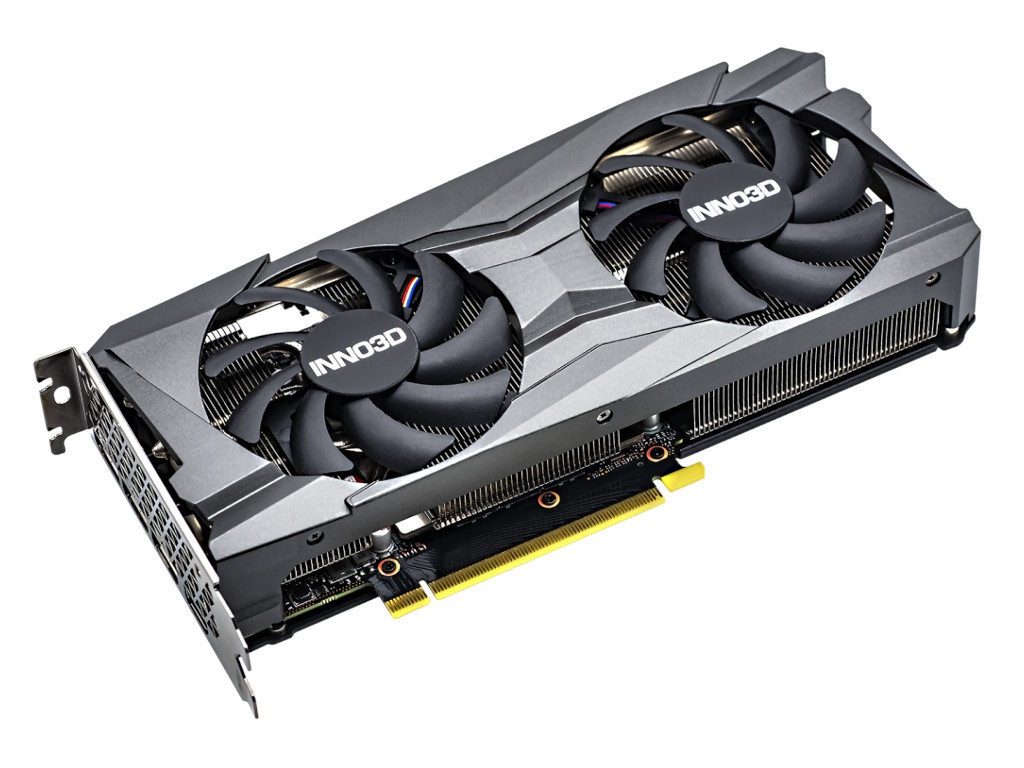 фото Видеокарта inno3d geforce rtx 3060 twin x2 oc 12gb 1792mhz pci-e 4.0 12288mb 15000mhz 192 bit dvi hdmi 3xdp n30602-12d6x-11902120