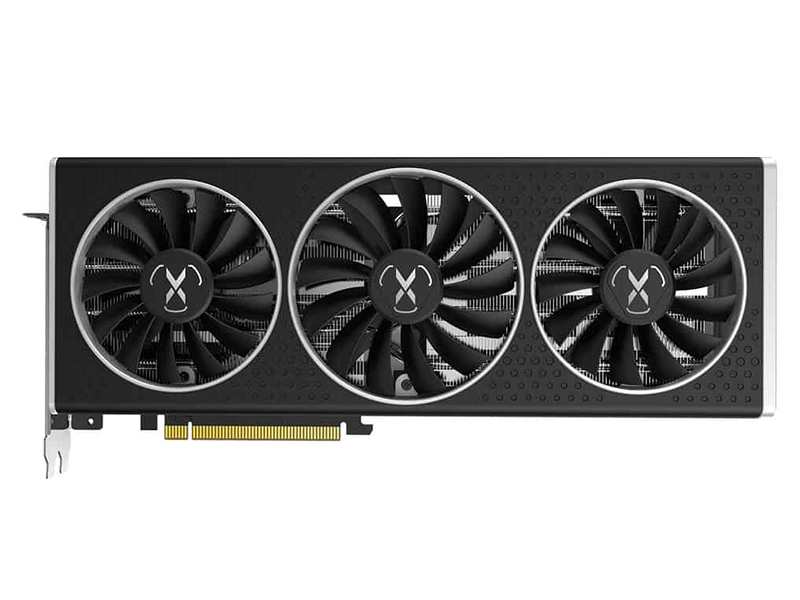 фото Видеокарта xfx radeon speedster qick319 rx 6700 xt ultra 12gb 2418mhz pci-e 4.0 16000mhz 192 bit hdmi 3xdp rx-67xtypudp